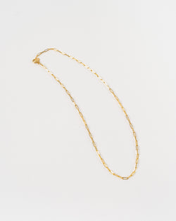 Talisman Linked Gold Paperclip Chain