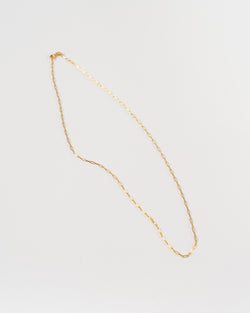 Talisman Skinny Linked Gold Paperclip Chain