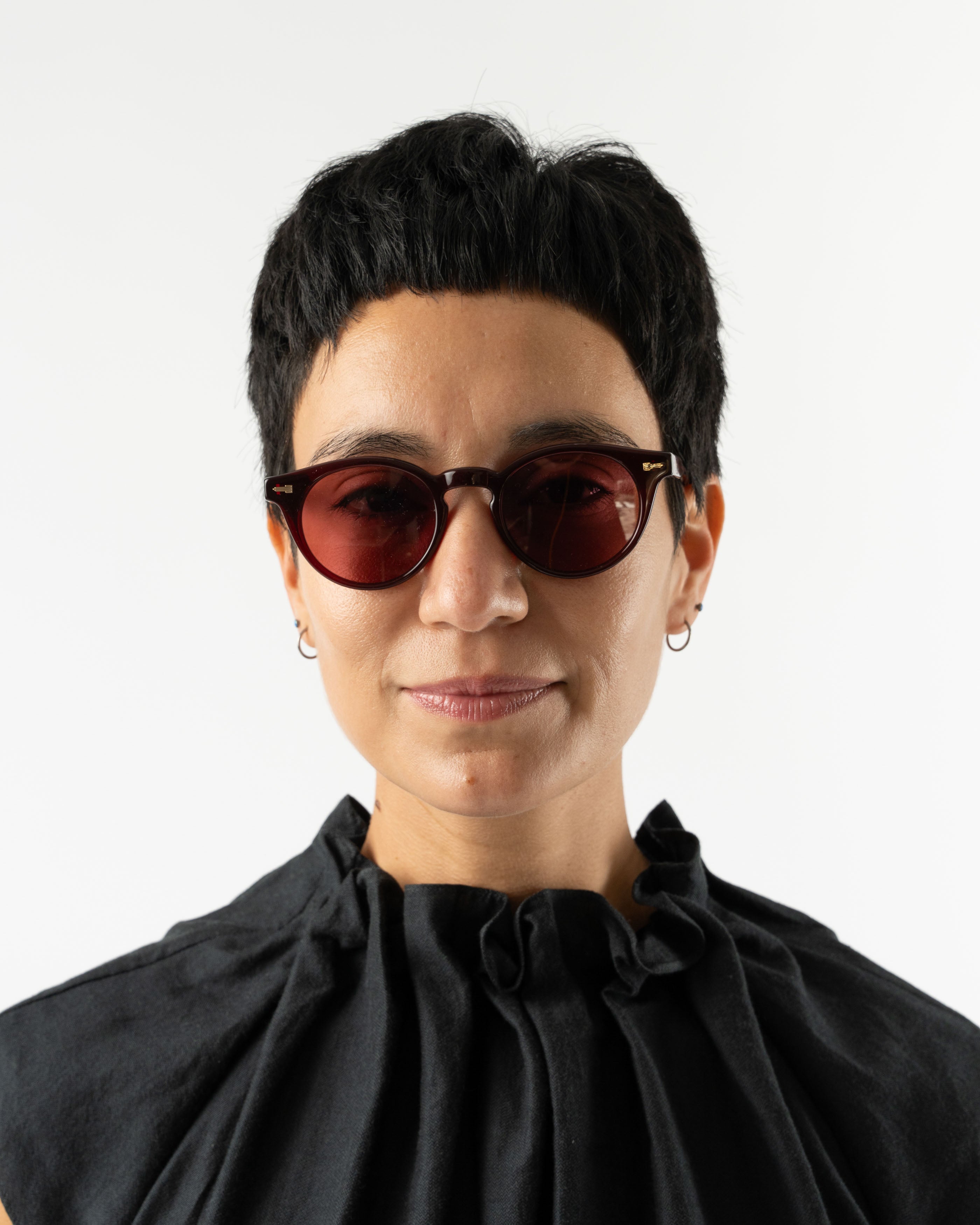 Tejesta Crazy Horse Sunglasses in Burgundy