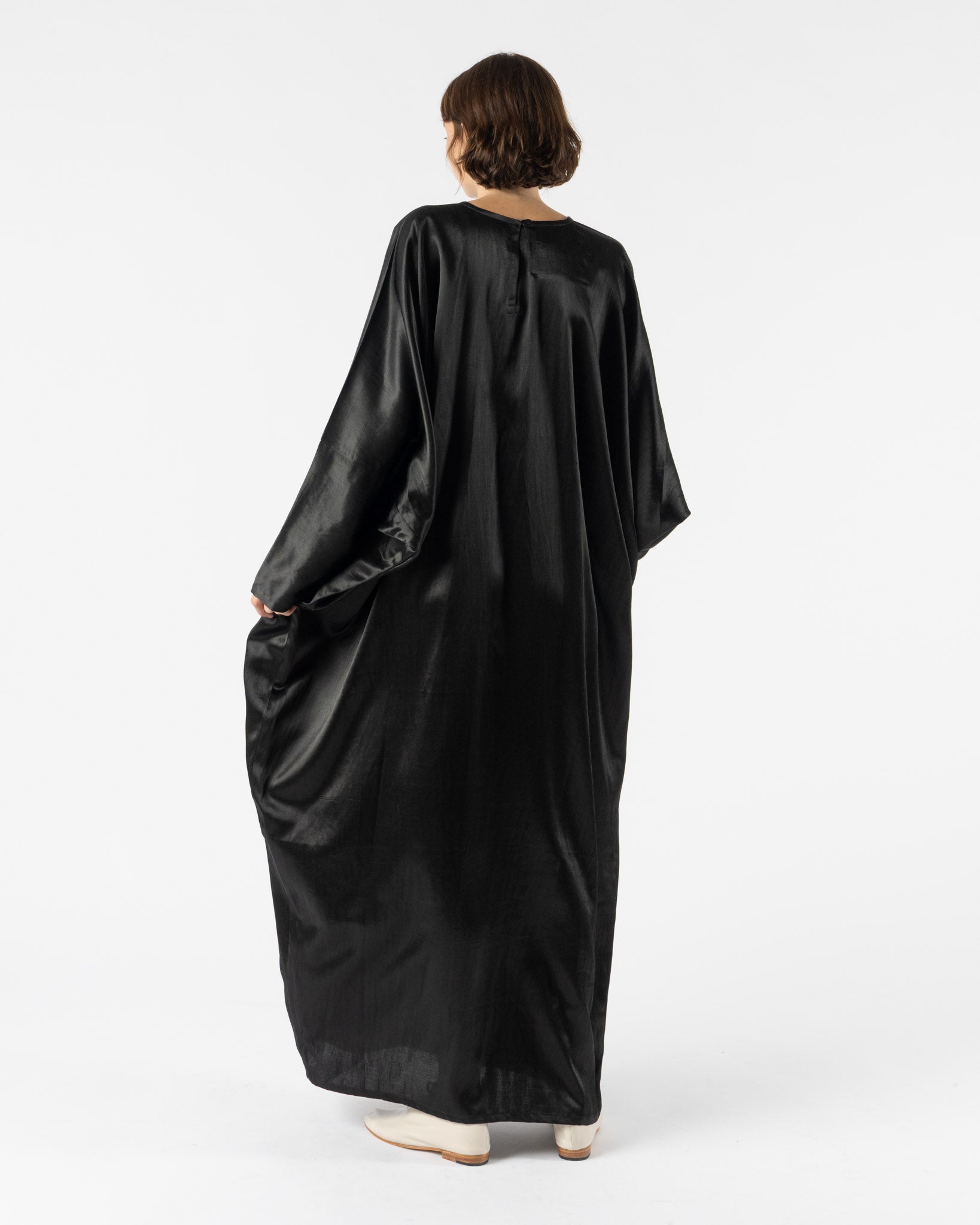 Tigra Tigra Oversized Caftan Dress in Black