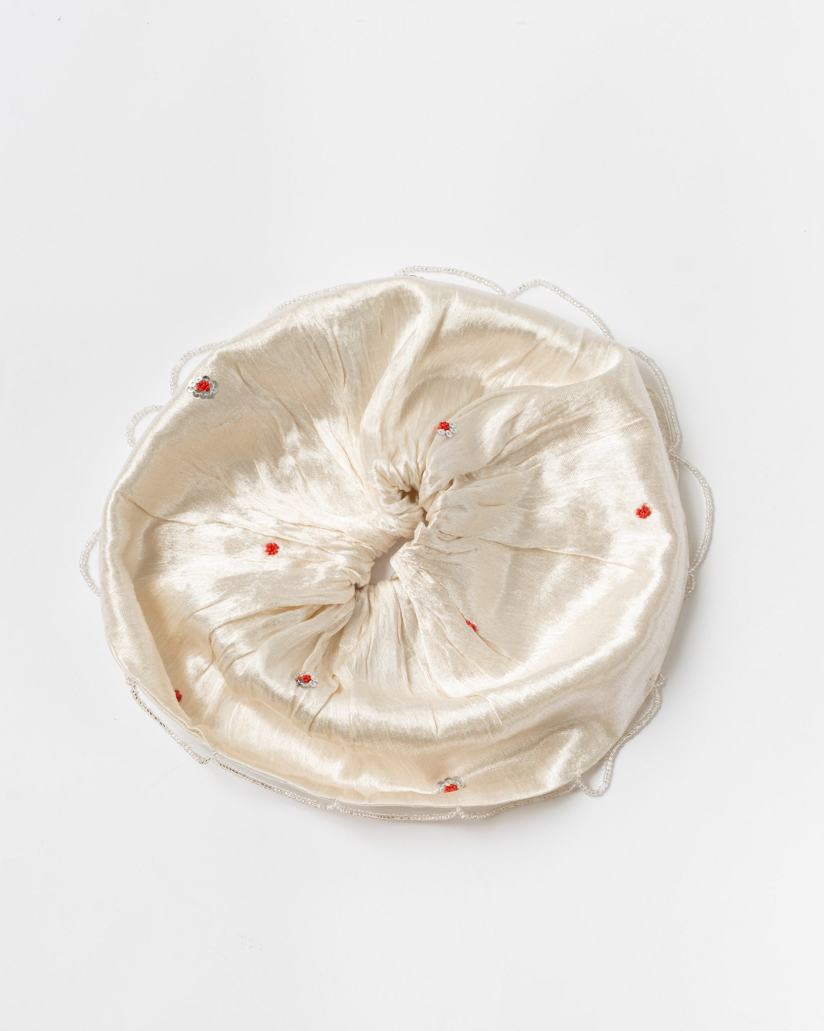 Tigra Tigra Berry Hand Embroidery Extra Large Scrunchie