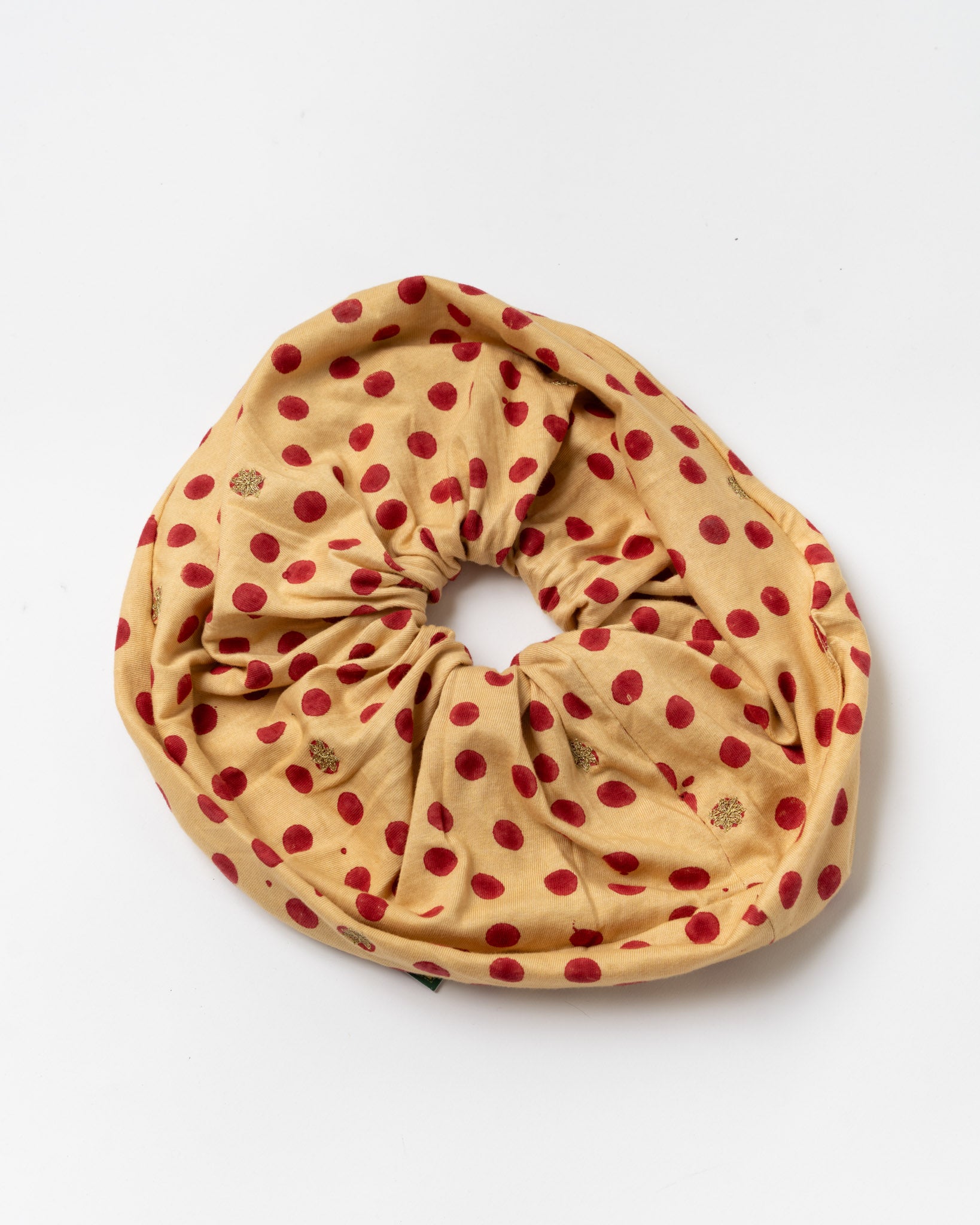 Tigra Tigra Block Print Dot Extra Large Scrunchie