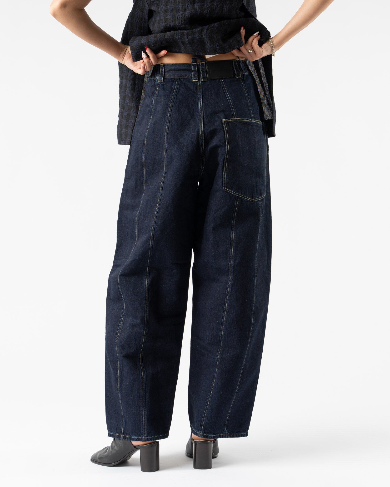 Toogood The Hiker Jean in 8oz Rinsed Denim Indigo Curated at Jake