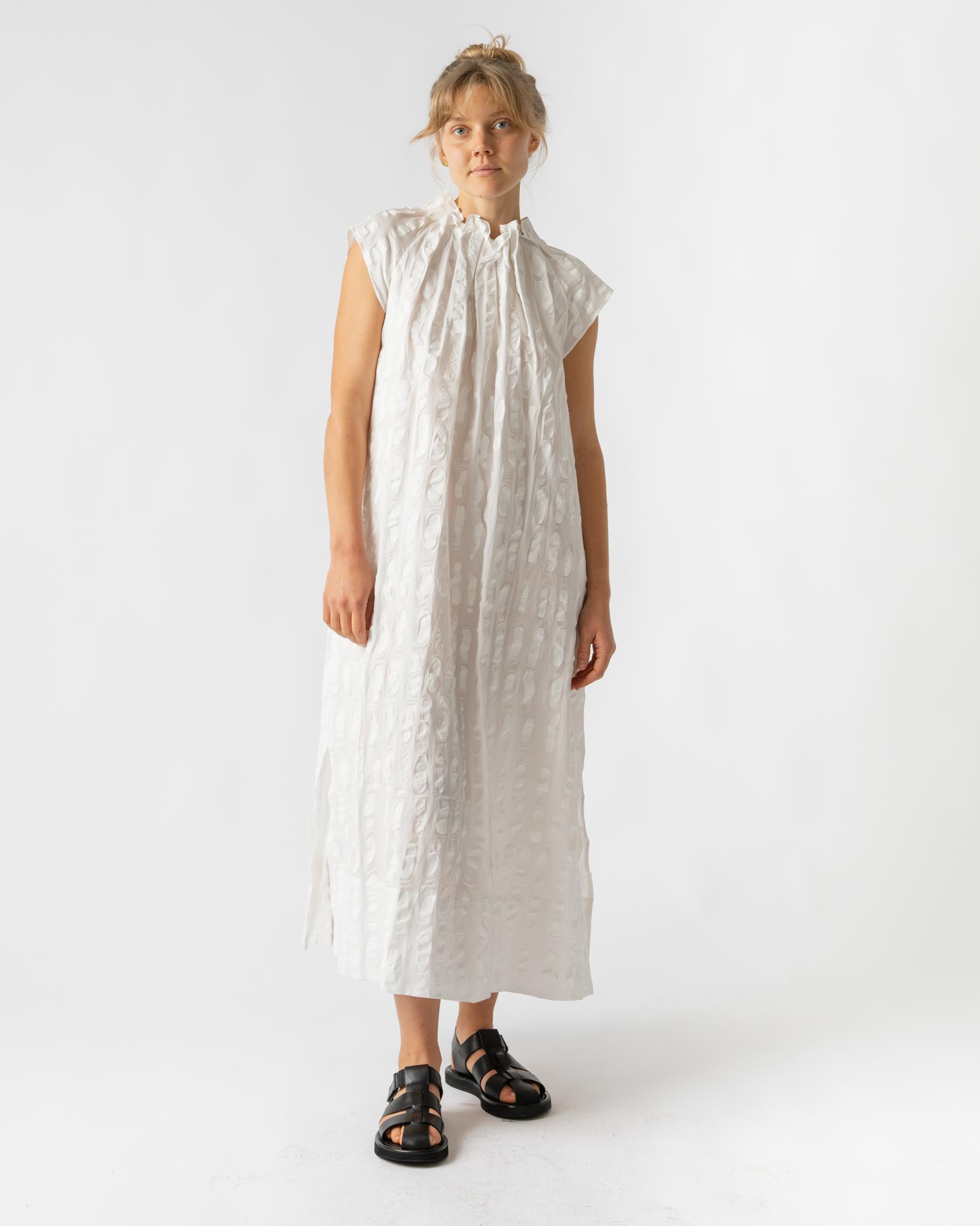 Toogood The Magician Dress in Chalk