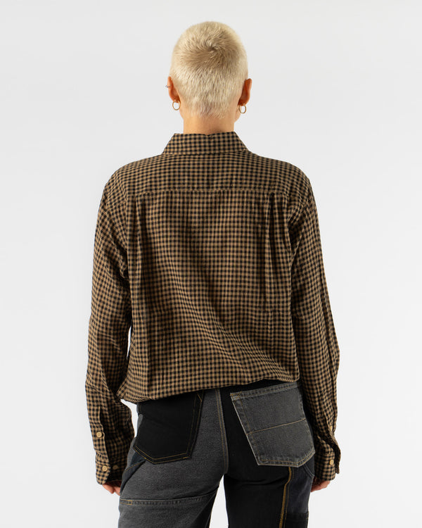 ts(s) Hem String Shirt in Black/Beige