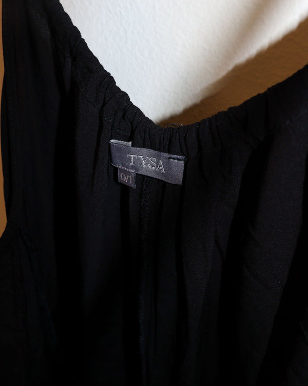 Pre-owned: Tysa Jumpsuit in Black