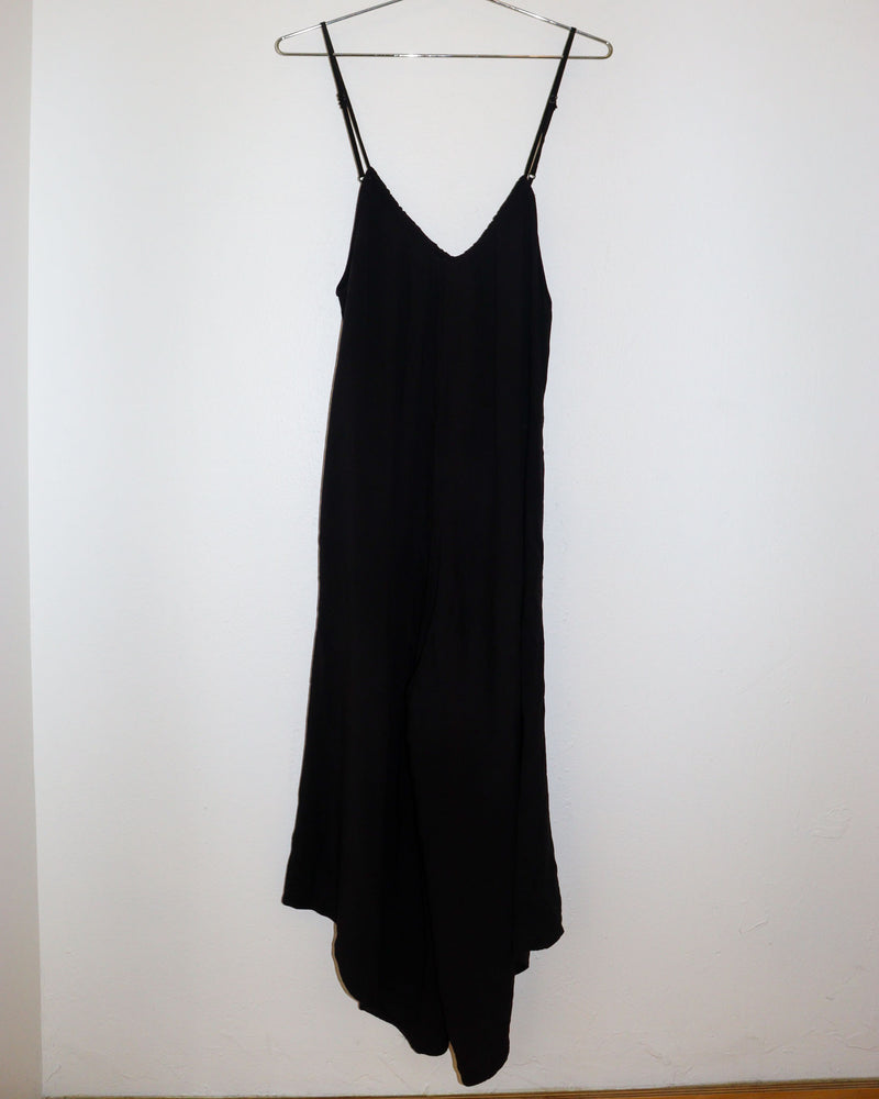 Pre-owned: Tysa Jumpsuit in Black