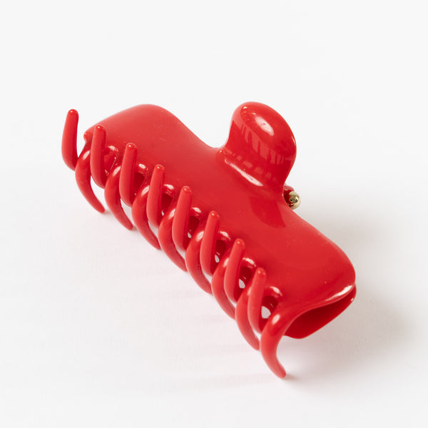 UNDO Hairware No. 4 Claw Clip in Rosso Curated at Jake and Jones