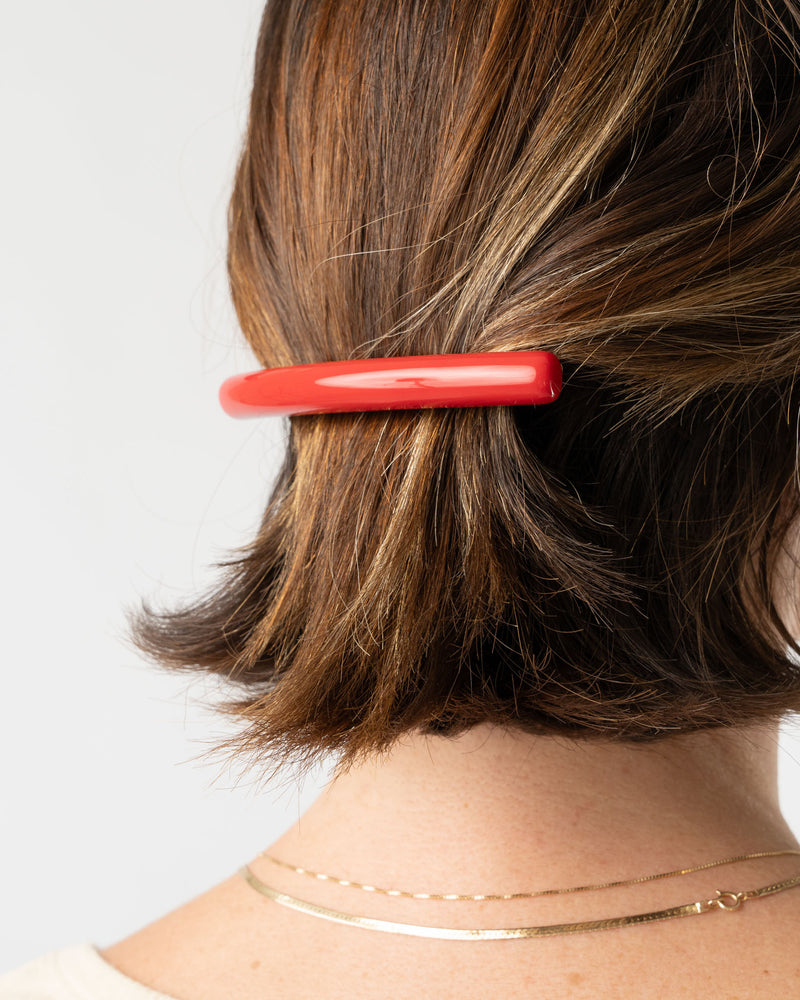 UNDO Hairware Barrette in Rosso