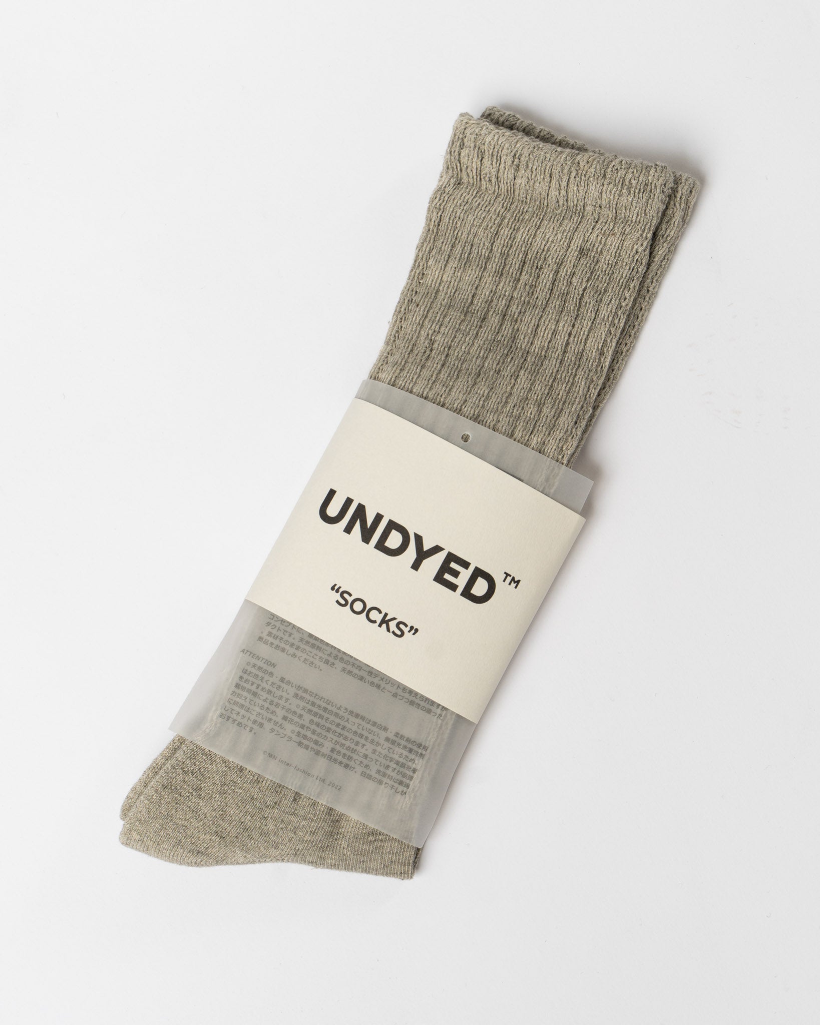 Ichi Antiquités Knit Cotton Socks in Gray