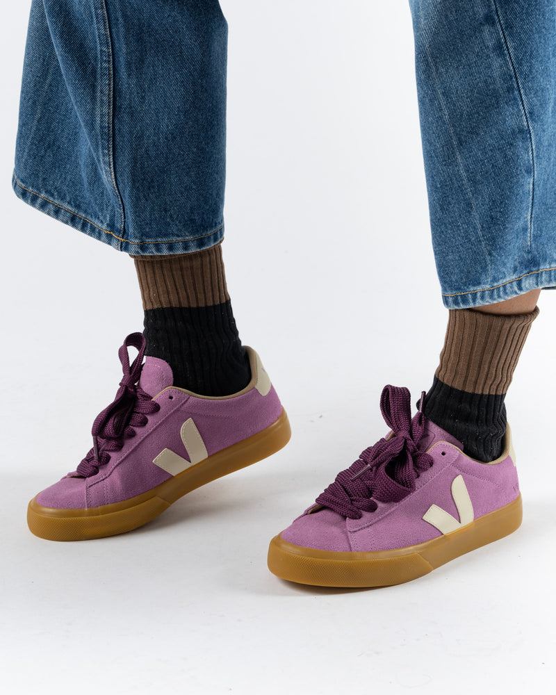 Veja Campo Bold Suede Mulberry Pierre