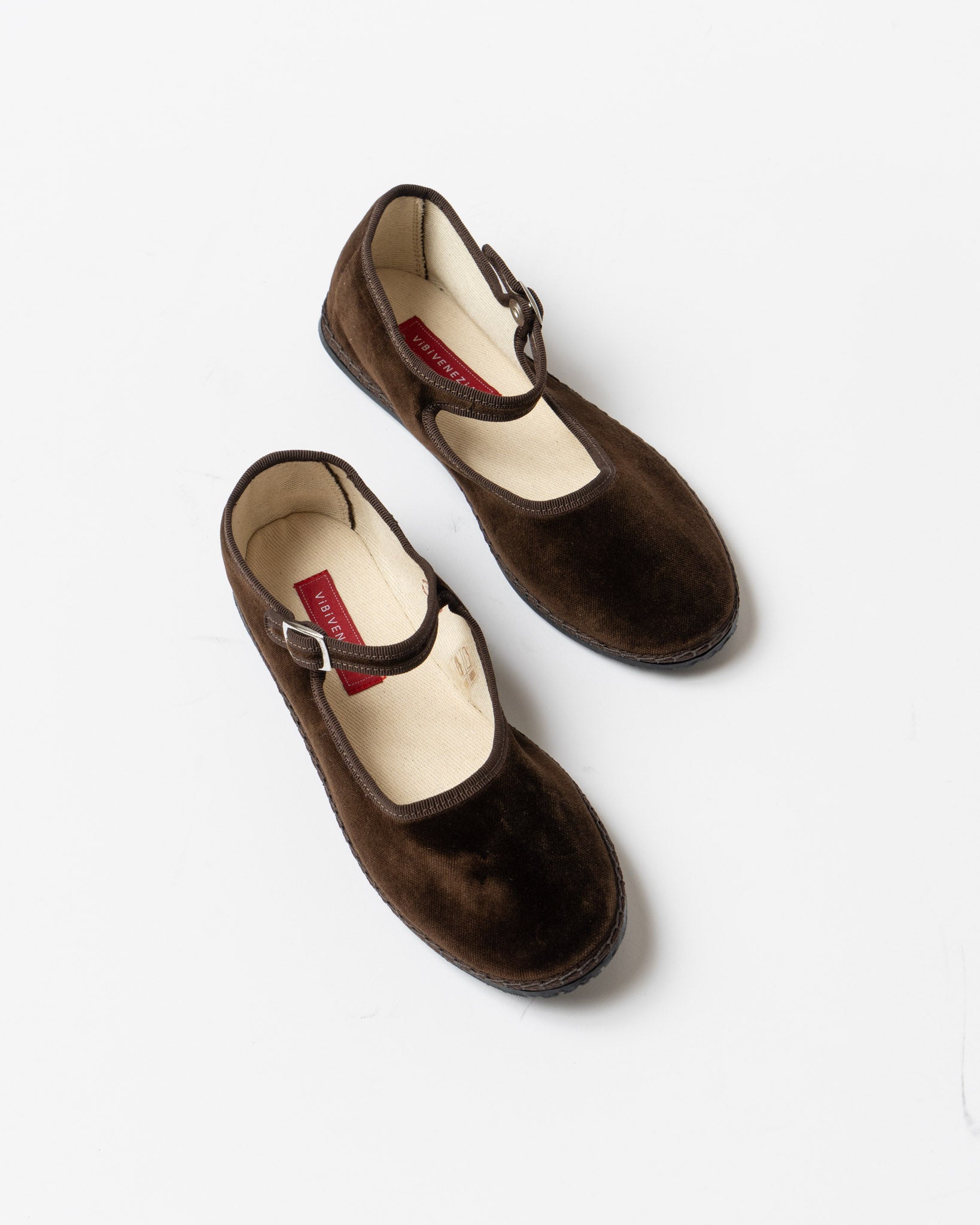 Vibi Venezia Mary Jane Velvet in Amerigo