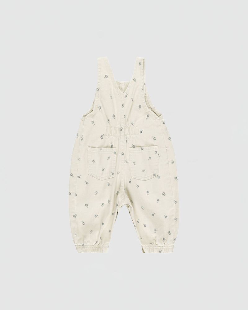 Rylee + Cru Vintage Overall in Blue Daisy