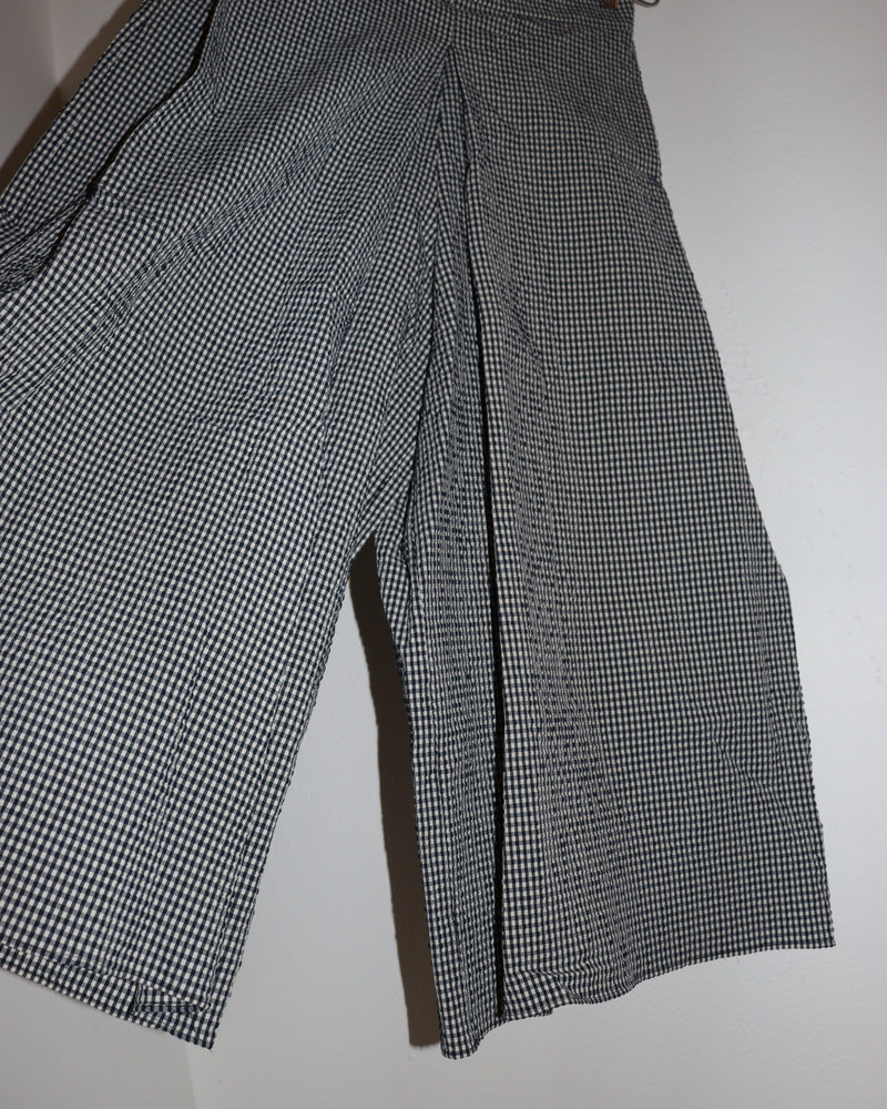 Pre-owned: Whit Wide Gingham Trousers