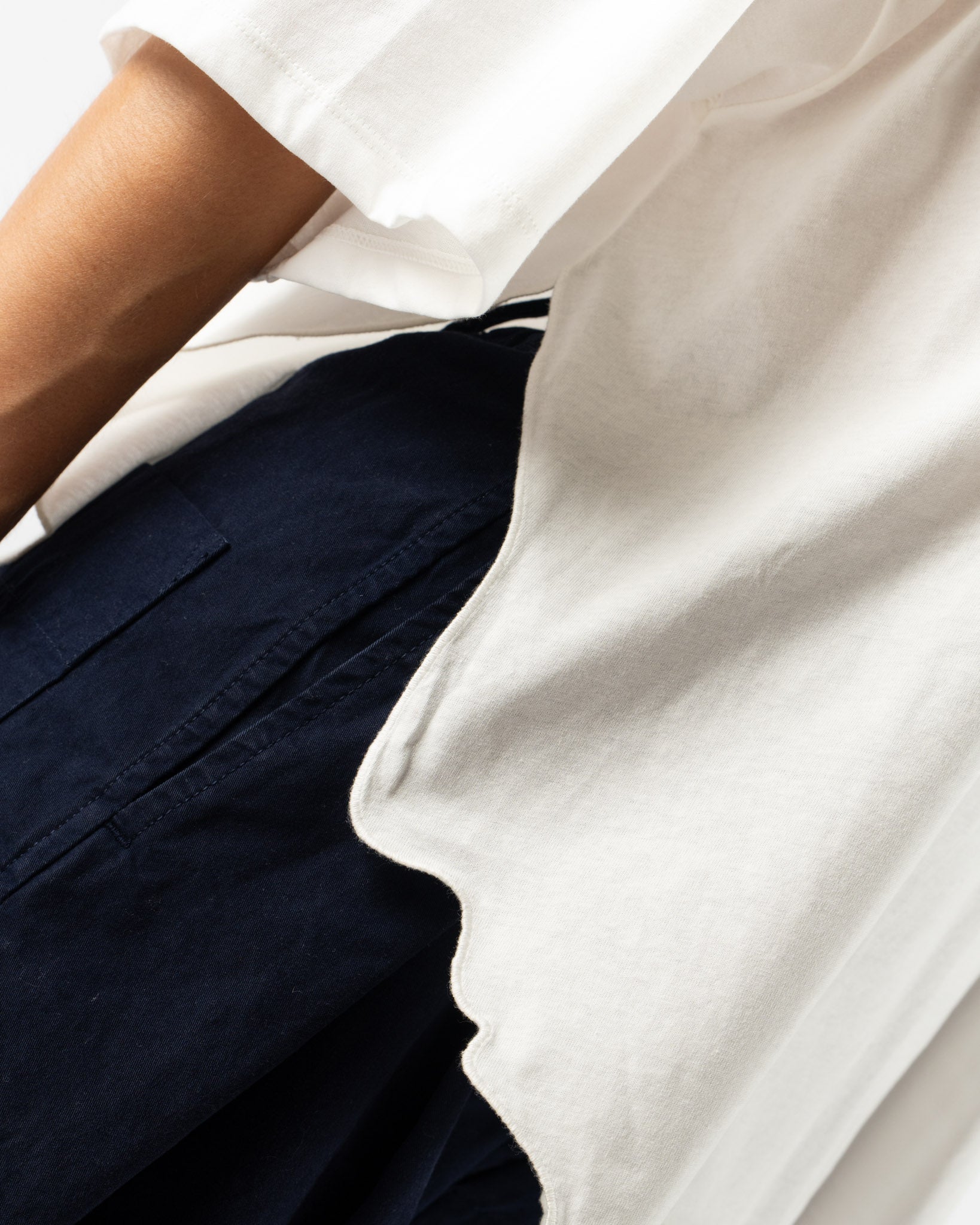 Baserange Undyed Veil Tee Shirt