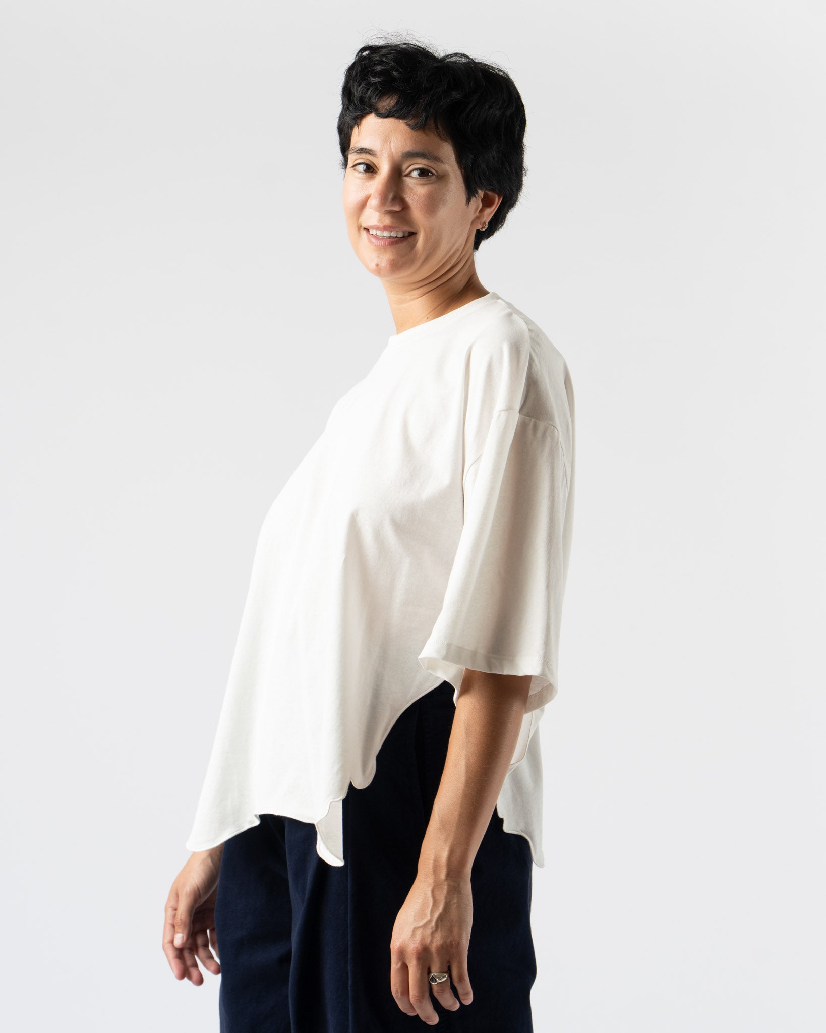 Baserange Undyed Veil Tee Shirt