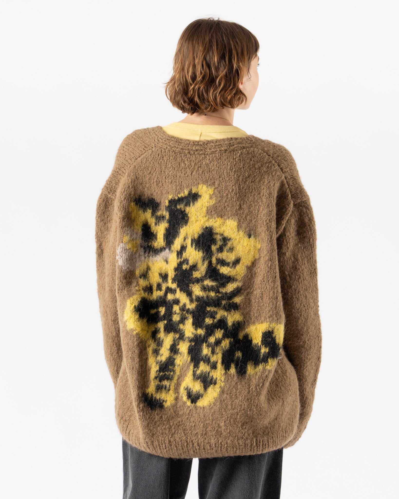 Wild Animals Elephant Cheetah Cardigan