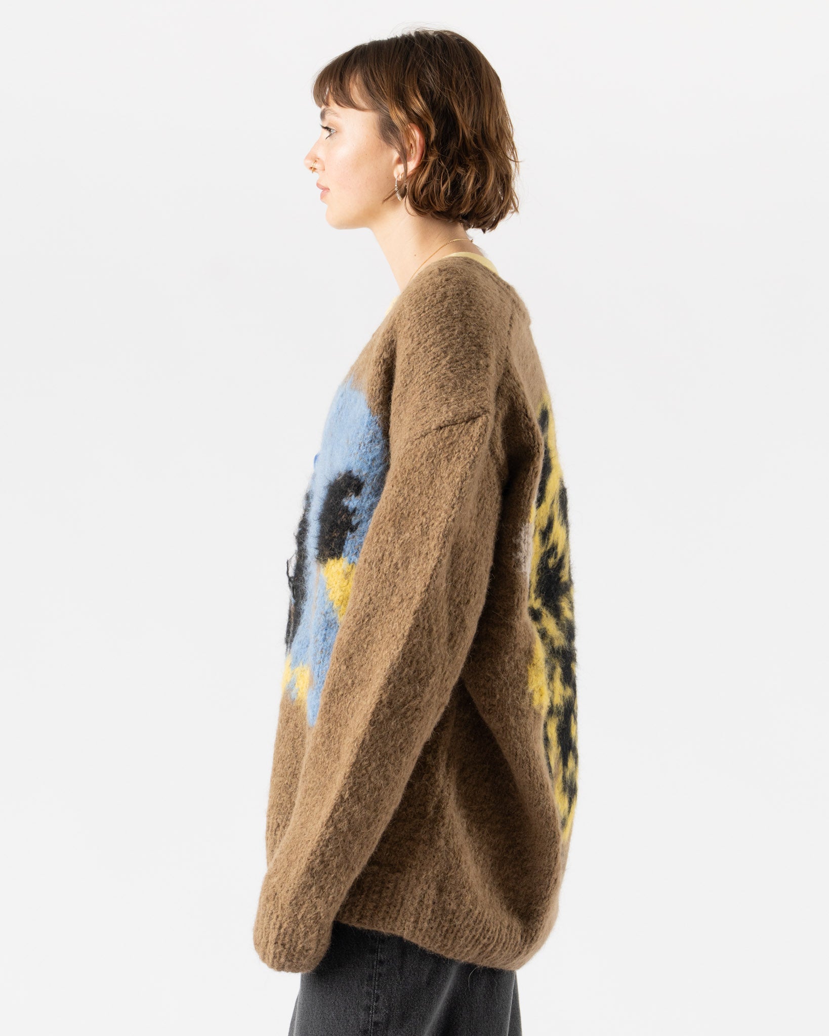 Wild Animals Elephant Cheetah Cardigan