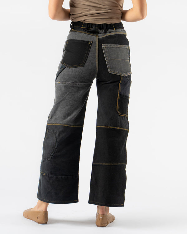 WildRootz Reworked Jeans in Black/Grey