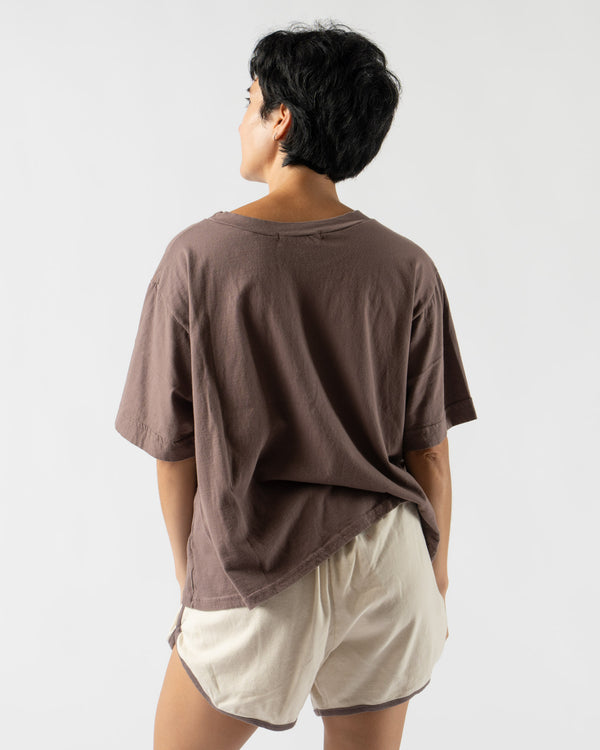 Wol Hide Box Tee in Mushroom
