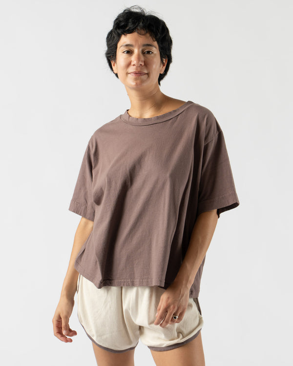 Wol Hide Box Tee in Mushroom
