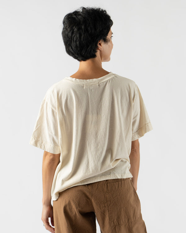 Wol Hide Box Tee in Natural