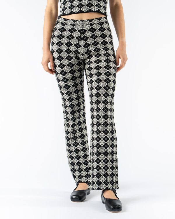 YanYan Argyle Slim Pant