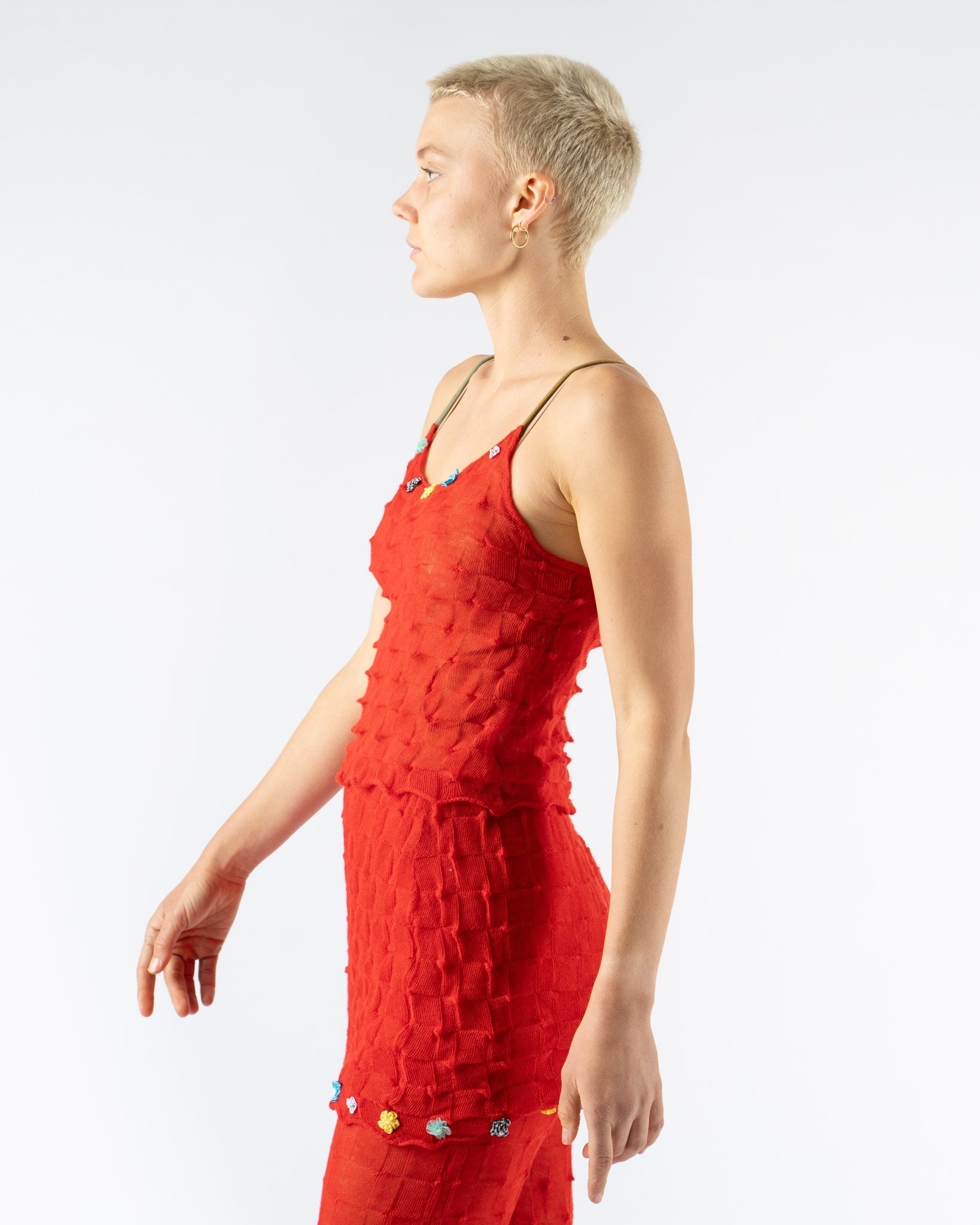 YanYan Borlor Cami in Red
