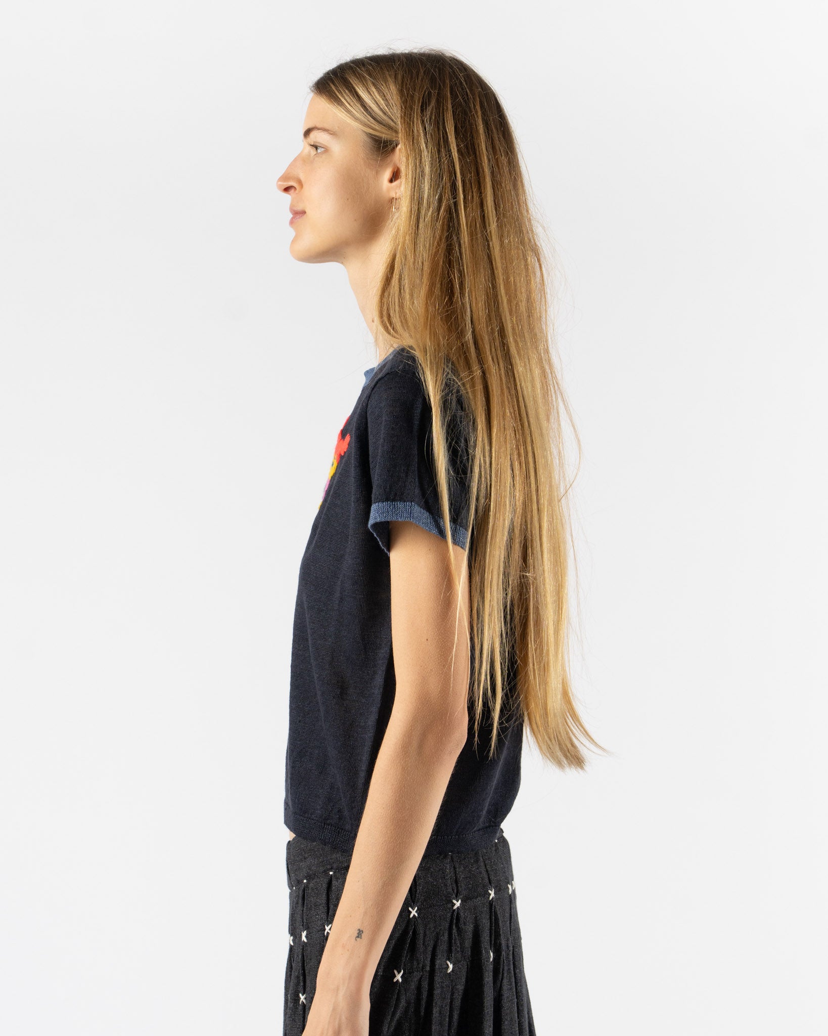 YanYan Campus Wawa Tee in Ink