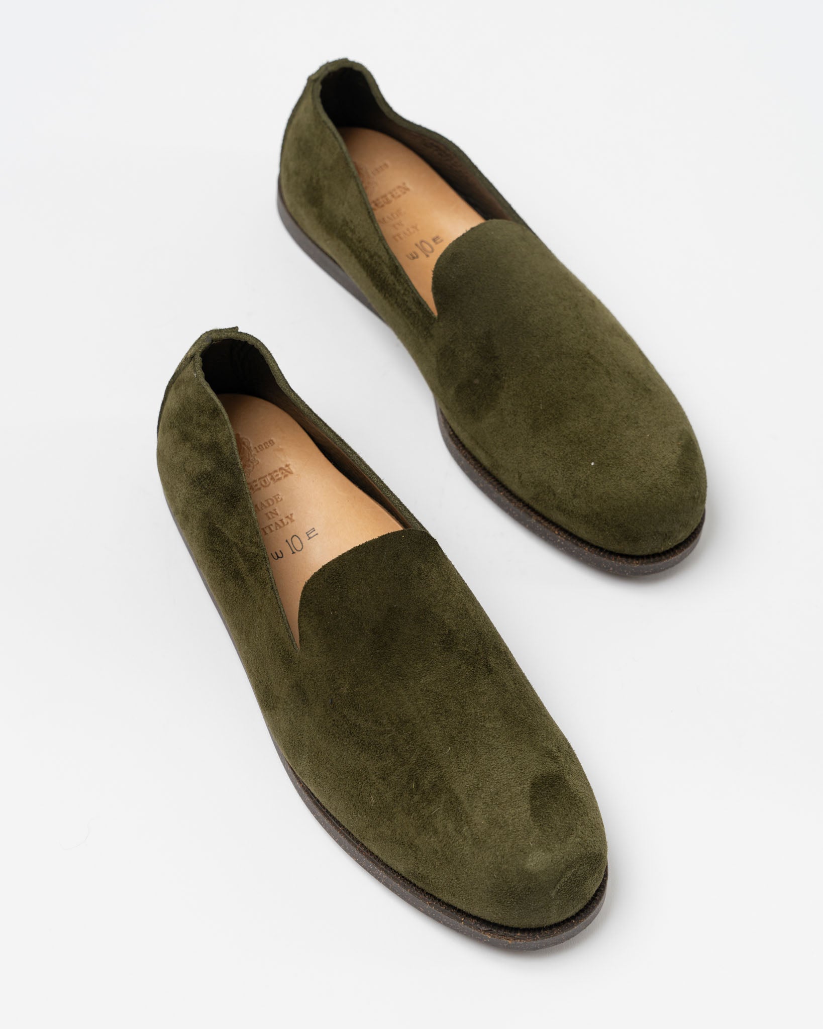 Yuketen Slip On Loafer in Tosca Olive