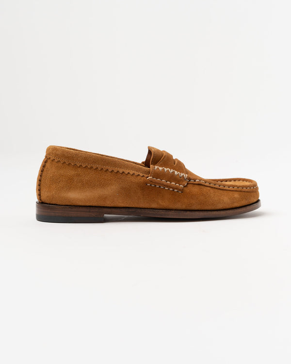 Yuketen Rob's Loafer with Leather Sole in Tosca G Brown