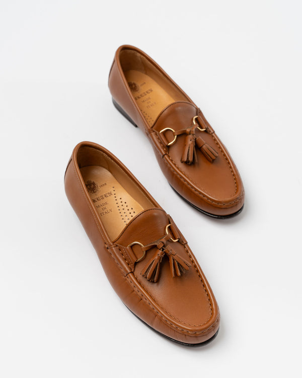 Yuketen D-Ring Tassel Moc in Iberia Oakwood