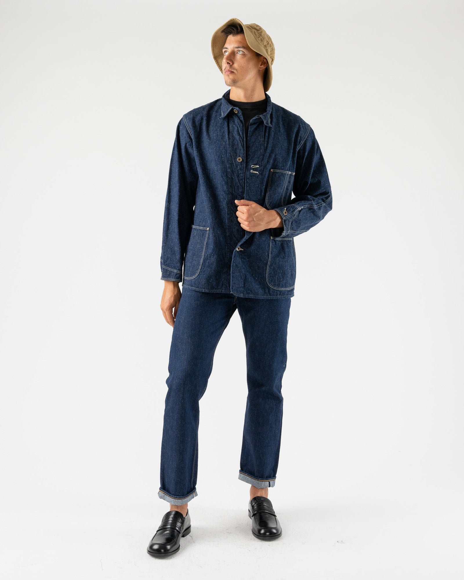 orSlow 105 Standard Selvedge Denim in One Wash Curated at Jake and Jones