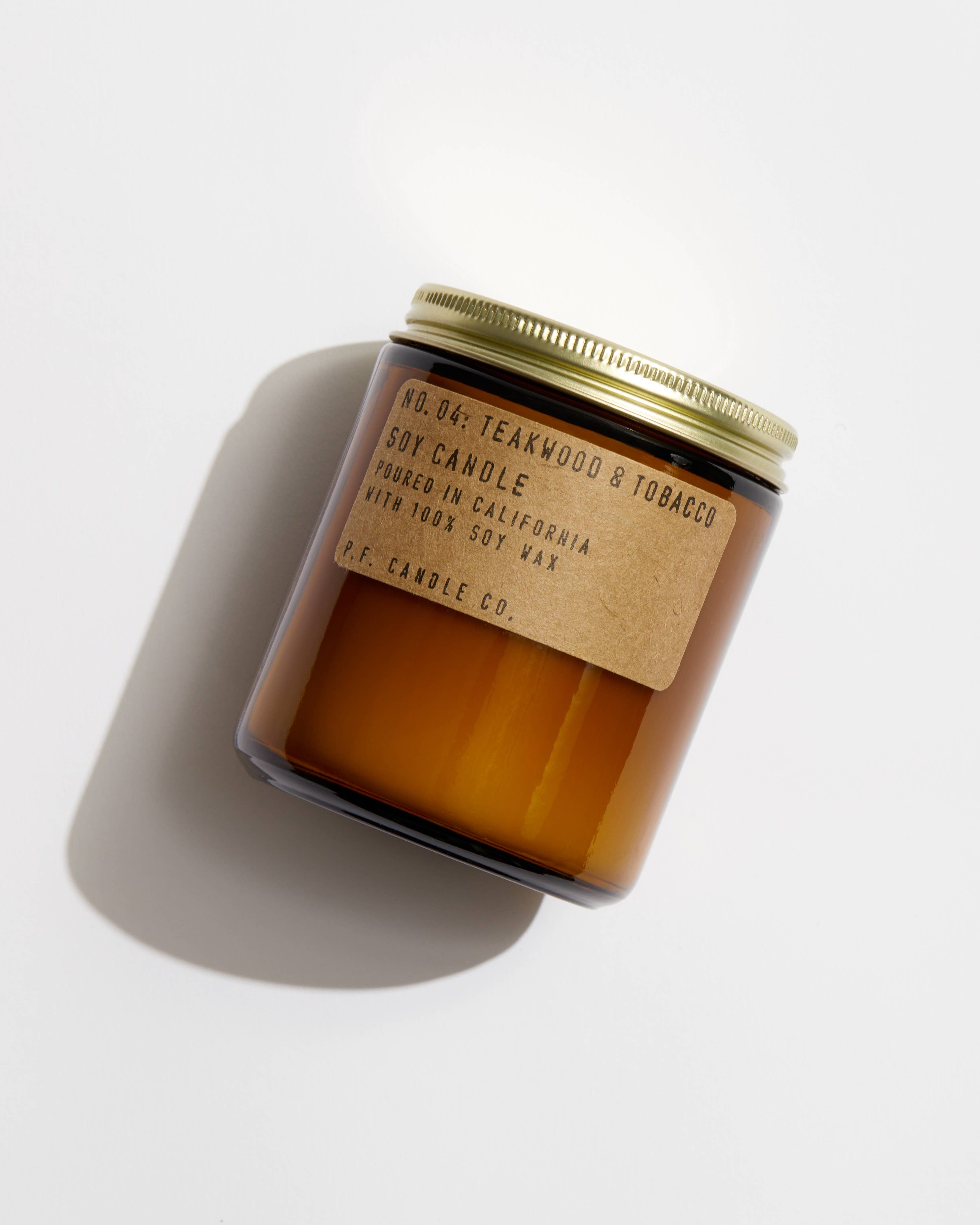 P.F. Candle Co. Teakwood & Tobacco 7.2 oz Candle