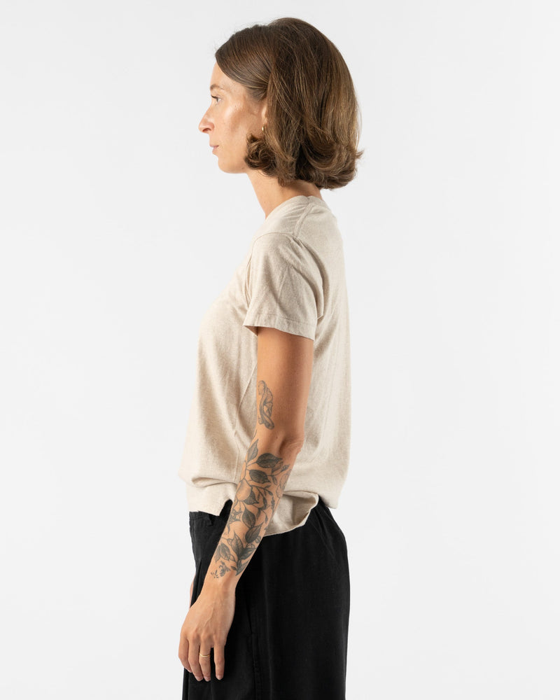 Auralee-Womens-Seamless-Crew-Neck-Tee-in-Top-Brown-Santa-Barbara-Boutique-Jake-and-Jones-Sustainable-Fashion