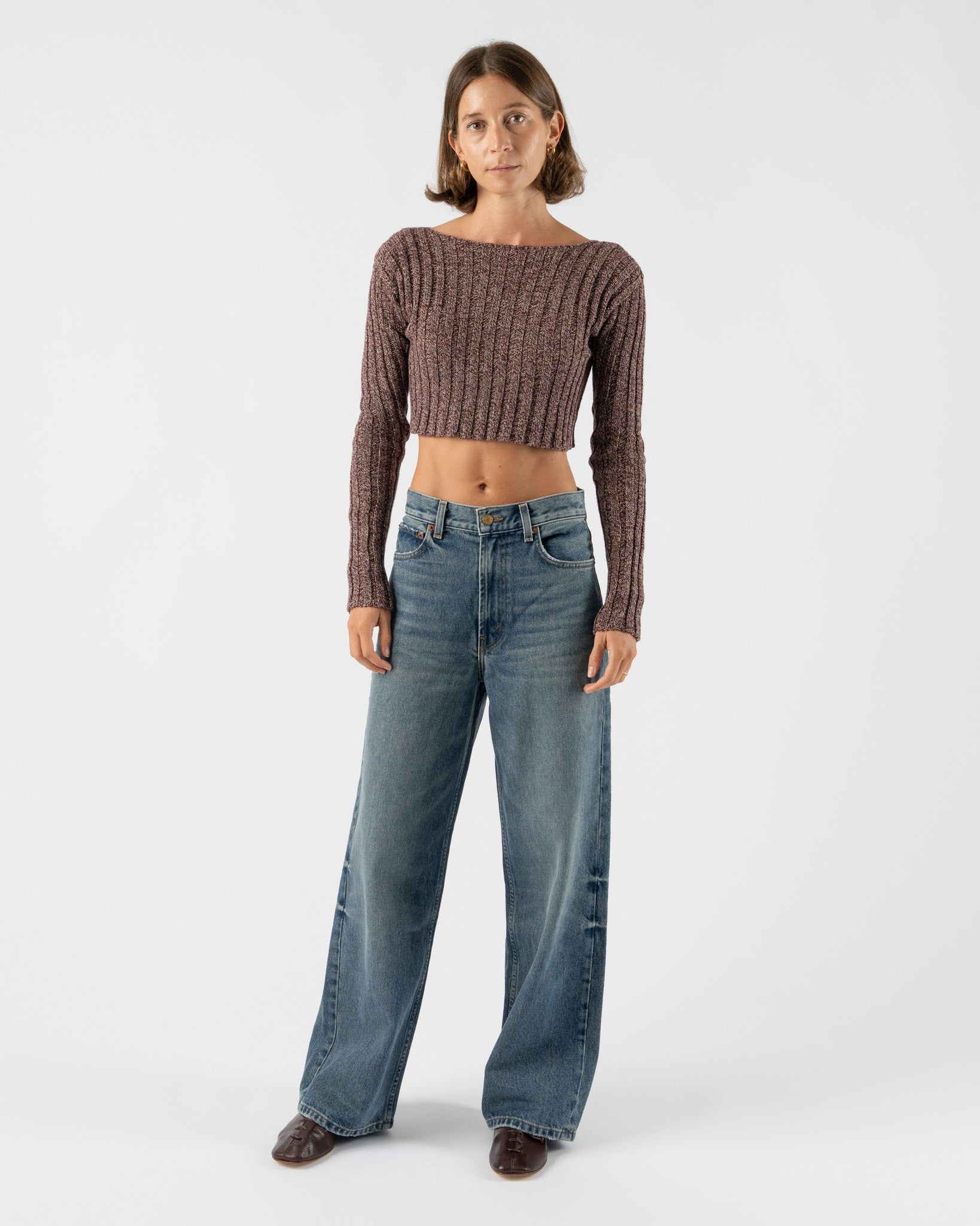 Baserange-Macau-Pullover-in-Burgundy-Melange-Santa-Barbara-Boutique-Jake-and-Jones-Sustainable-Fashion