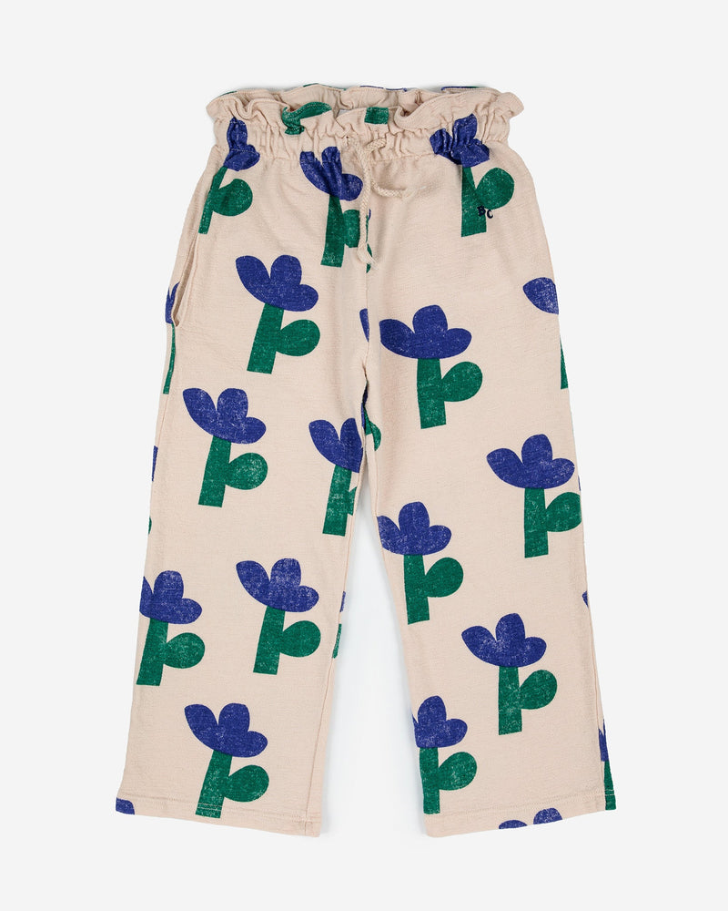 Bobo Choses Kids Sea Flower All Over Gathered Jogging Pants