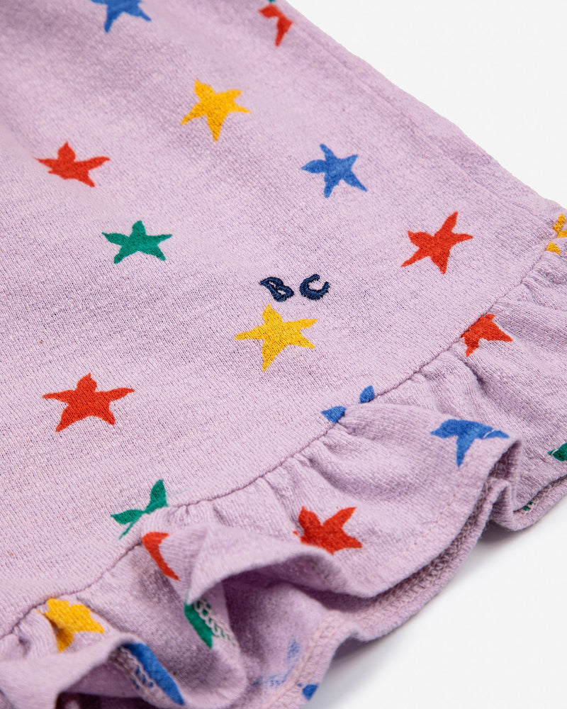 Bobo Choses Kids Multicolor Stars All Over Ruffle Shorts