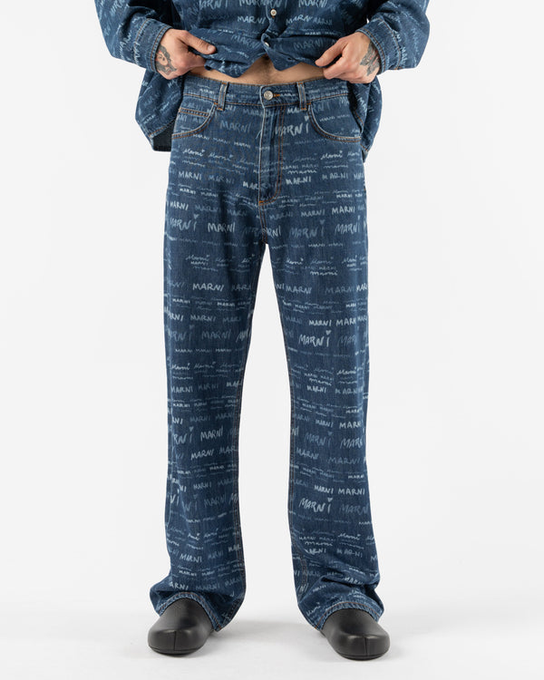 Marni-Denim-Straight-Trousers-with-Mega-Marni-Print-in-Iris-Blue-Santa-Barbara-Boutique-Jake-and-Jones-Sustainable-Fashion