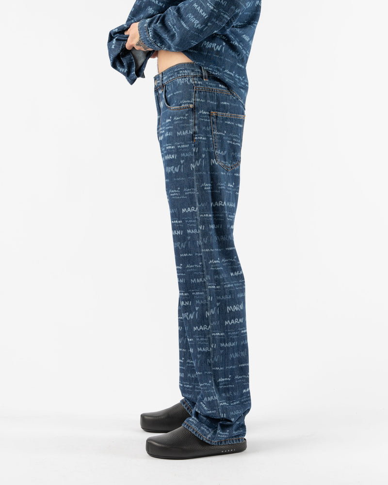 Marni-Denim-Straight-Trousers-with-Mega-Marni-Print-in-Iris-Blue-Santa-Barbara-Boutique-Jake-and-Jones-Sustainable-Fashion