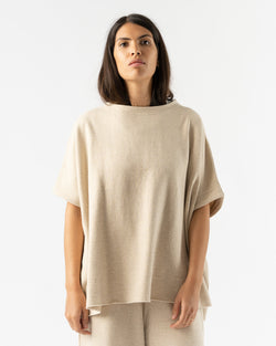 Ichi-Antiquités-French-Terry-Big-Knit-Pullover-in-Natural-jake-and-jones-santa-barbara-boutique-curated-slow-fashion