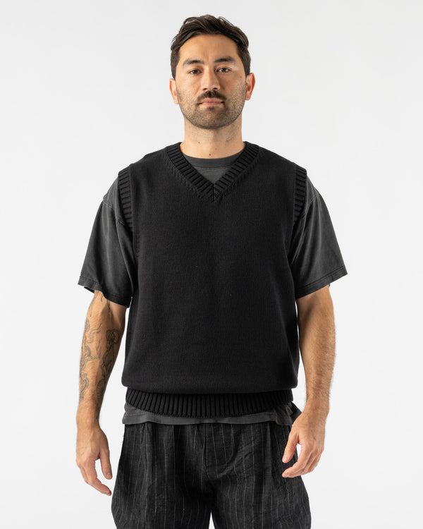 Knickerbocker-Court-Sweater-Vest-in-Black-Santa-Barbara-Boutique-Jake-and-Jones-Sustainable-Fashion