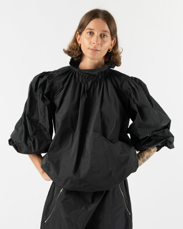 Sofie-DHoore-Beaudine-Pota-Top-in-Woven-Black-Santa-Barbara-Boutique-Jake-and-Jones-Sustainable-Fashion