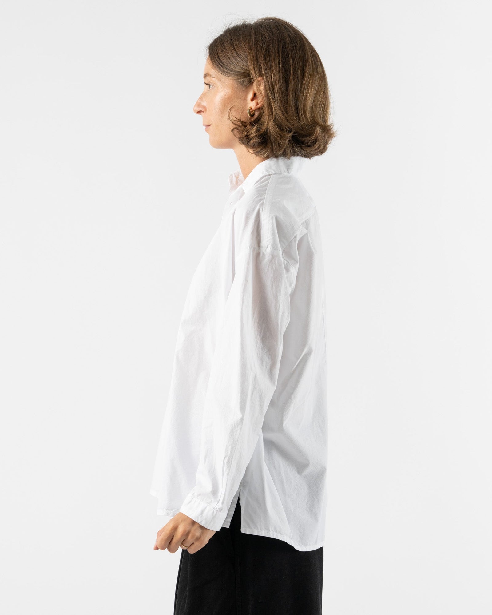 Toogood Draughtsman Shirt in Poplin Chalk