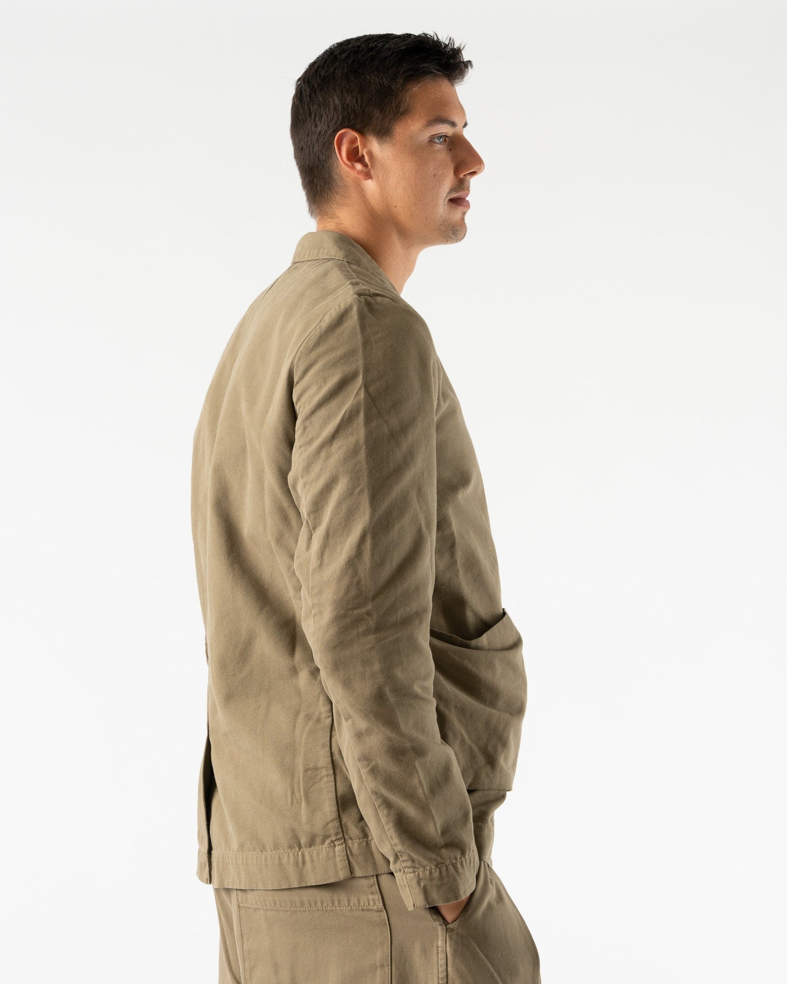 Toogood Bookbinder Jacket in Khaki Curated at Jake and Jones Toogood Bookbinder Jacket in Khaki Curated at Jake and Jones