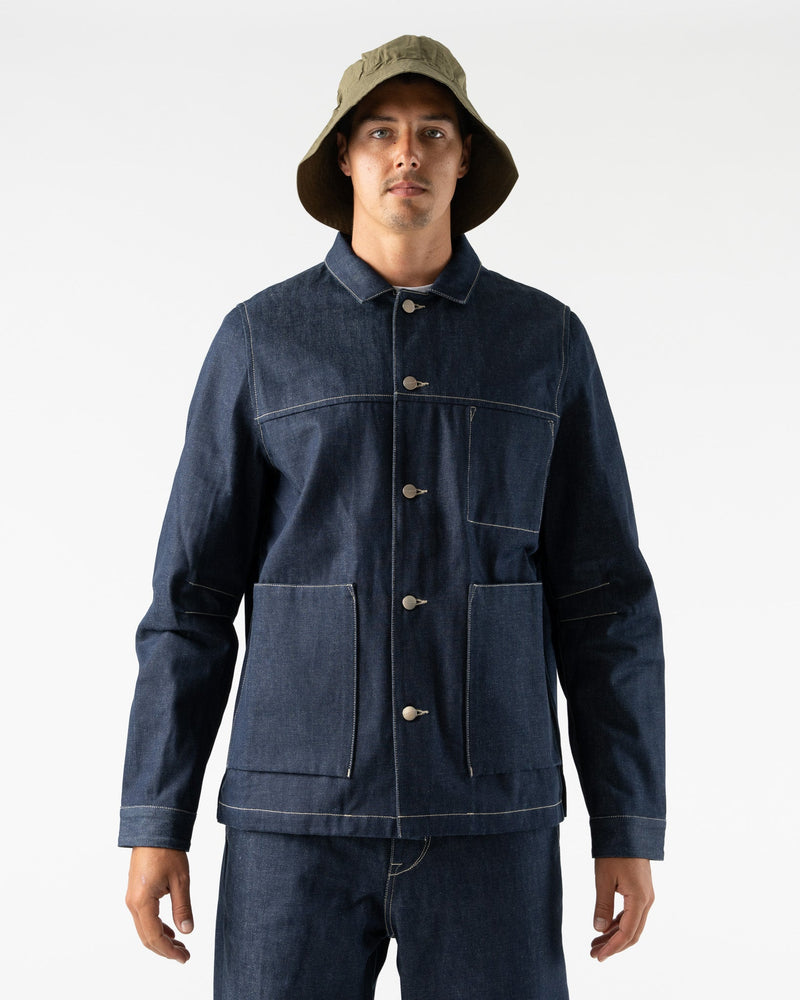 Toogood Carpenter Jacket in Denim Indigo