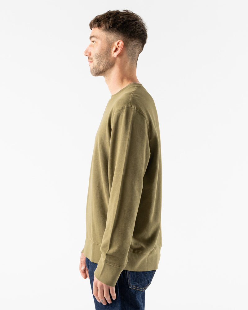 Alex-Mill-Dyed-Lightweight-Pullover-in-Bay-Leaf-MSS23-jake-and-jones-santa-barbara-boutique-curated-slow-fashion