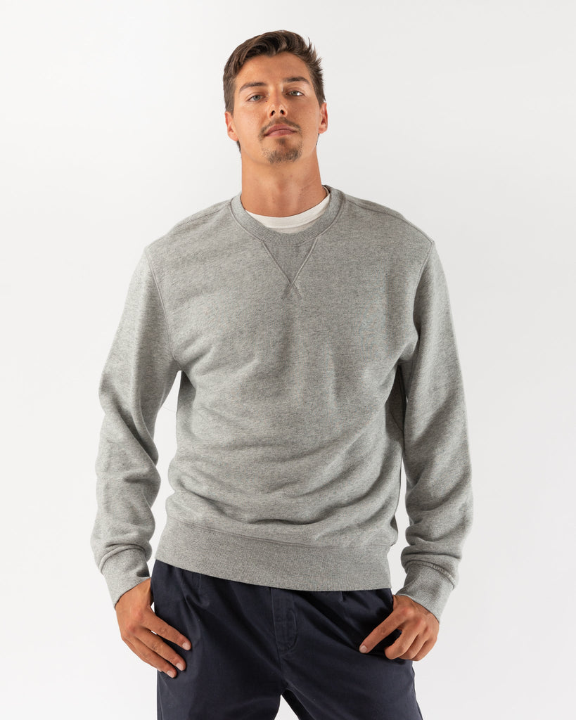 Alex Mill Garment Dyed Crewneck Sweatshirt Curated at Jake and Jones Heather Grey / XXL
