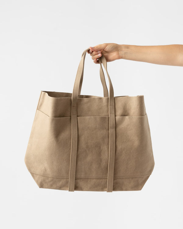 amiacalva-washed-canvas-6-pocket-medium-tote-in-taupe-fw22-jake-and-jones-a-santa-barbara-boutique-curated-slow-fashion