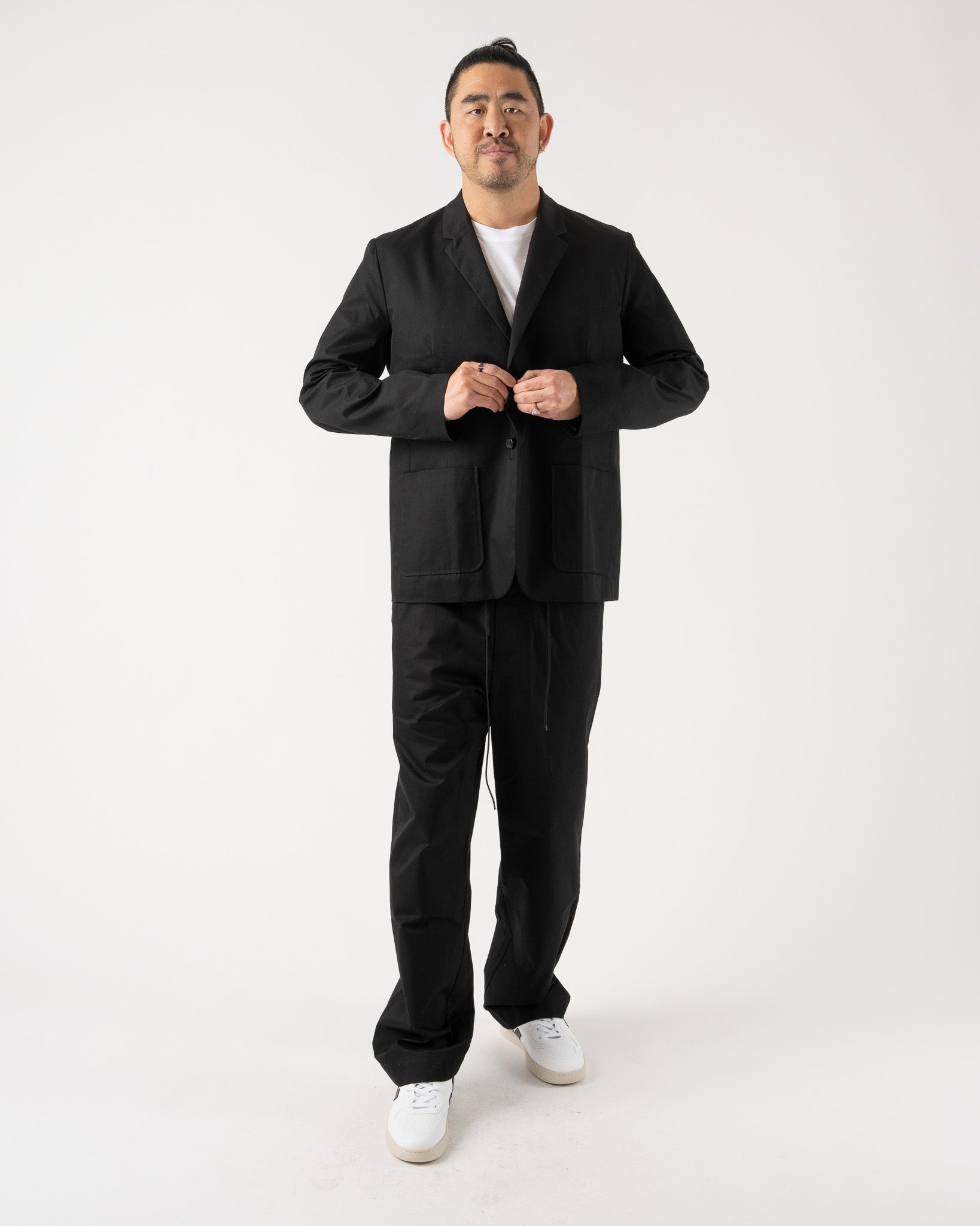 Applied Art Forms BM1-1 Light Zone Jacket in Black Curated